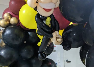custom balloon design, harry potter, birthday balloons idea