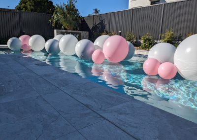 balloons in a pool logan
