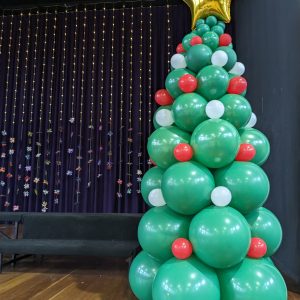 Balloon Christmas tree Brisbane, Ipswich, Logan, Party, Decorations.