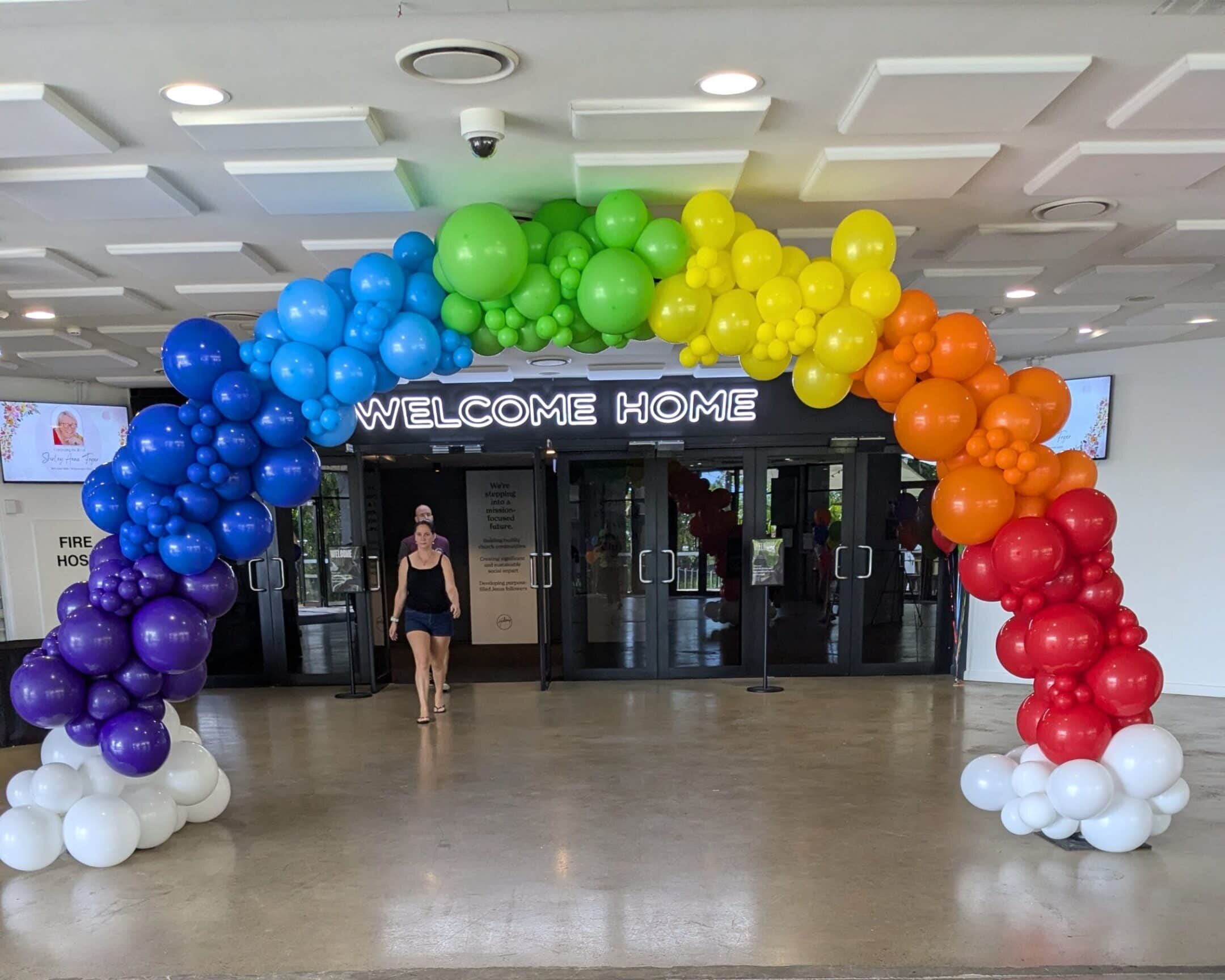 corporate balloon decorations eofy special and corporate event balloon garland corporate balloon arch installation in ipswich